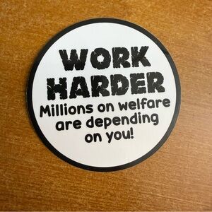 Motivational Black‎ and White Sticker